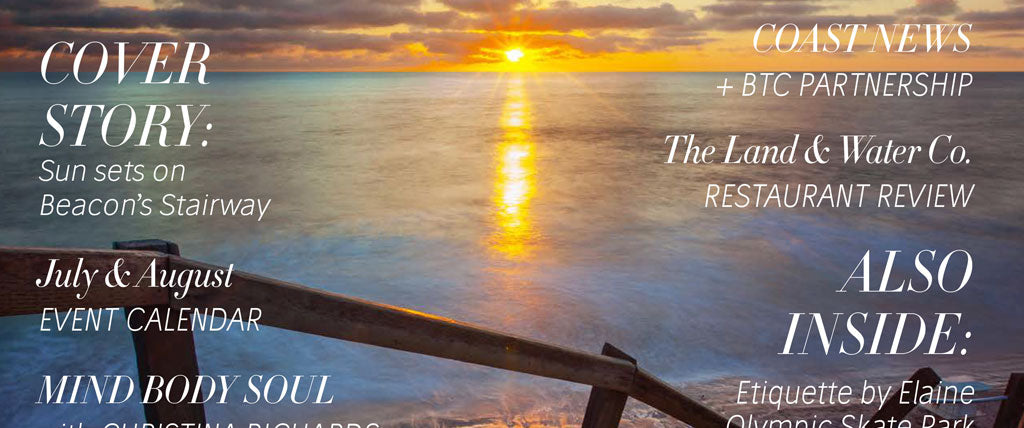 Sun sets on Beacon's Stairway