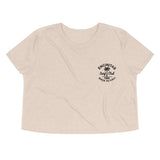 SURF CLUB EMBROIDERED CROP TEE