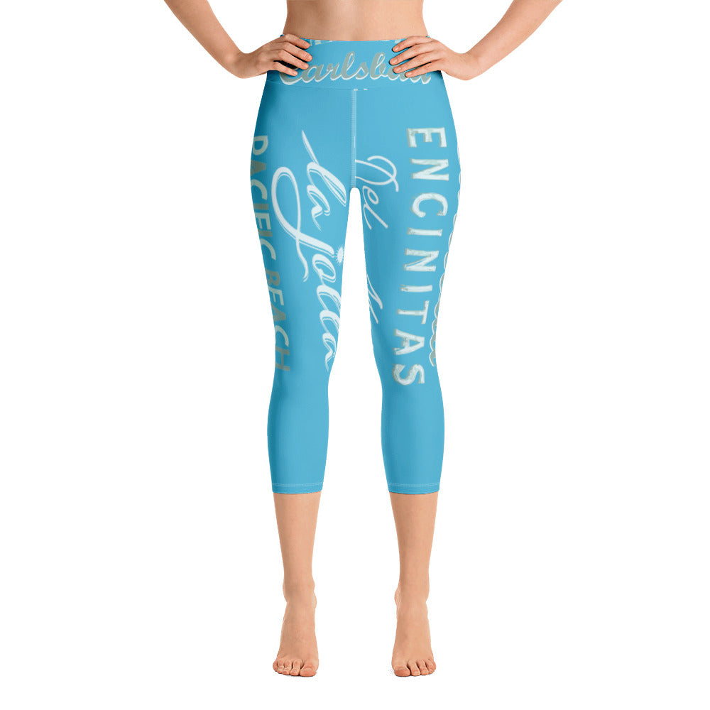 Experience Ultimate Comfort and Style with Yoga Capri Turquoise Leggings