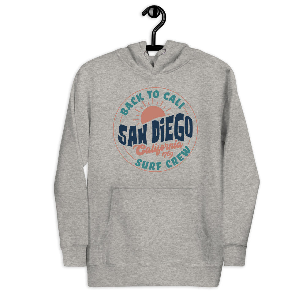 Explore the Surf-Inspired Comfort of the Back To Cali Surf Crew Hoodie