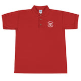 Back To Cali Livin The Dream Circle Embroidered Polo Shirt