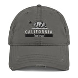 CALIFORNIA BTC DISTRESSED DAD HAT