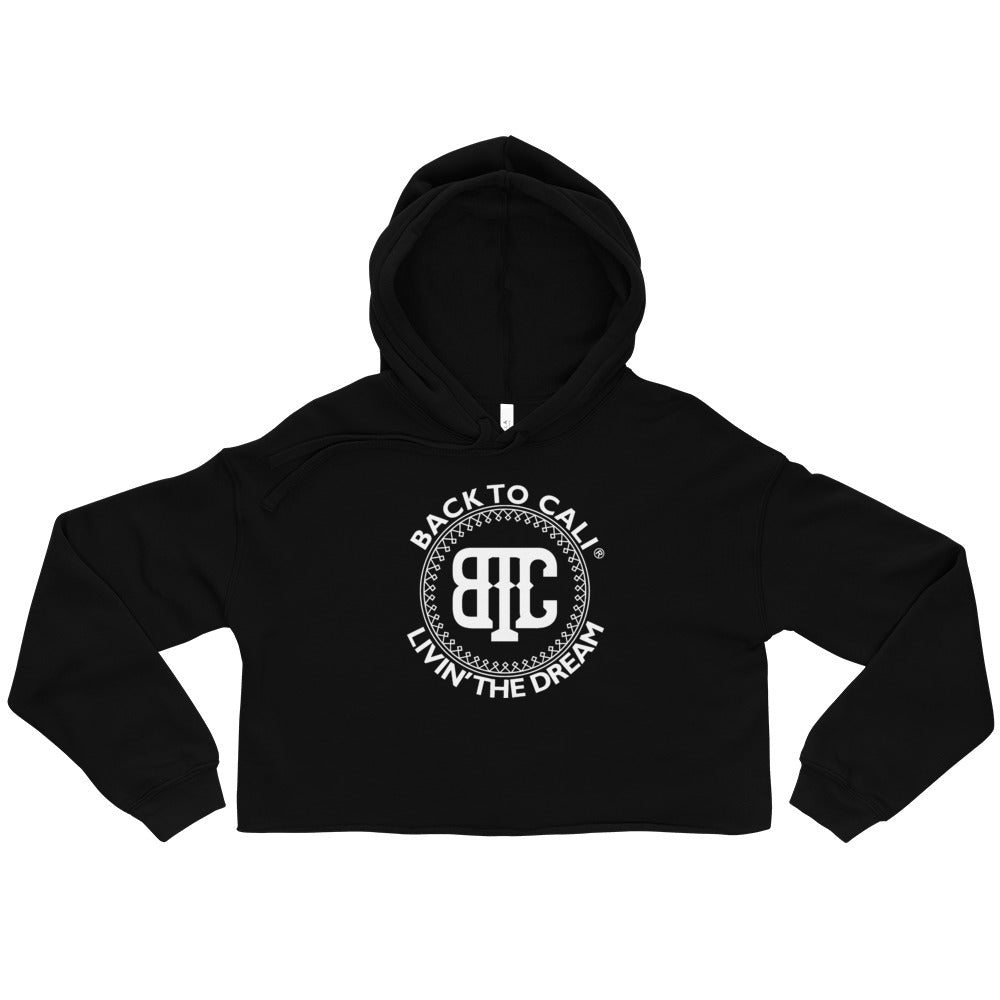 Back To Cali Livin the dream Circle Crop Hoodie