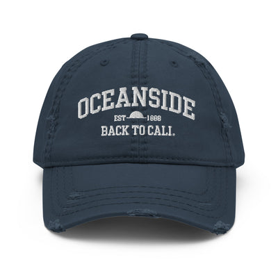 OCEANSIDE EST DISTRESSED HAT