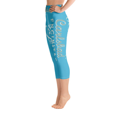 Yoga Capri Turquoise Leggings
