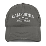 CALIFORNIA EST. DISTRESSED HAT