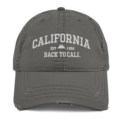 CALIFORNIA EST. DISTRESSED HAT