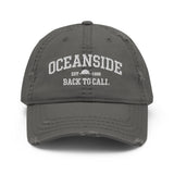 OCEANSIDE EST DISTRESSED HAT
